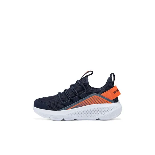 Skechers Kids Boys Детская Повседневная Обувь Низкий Верх Синий/Оранжевый Kids