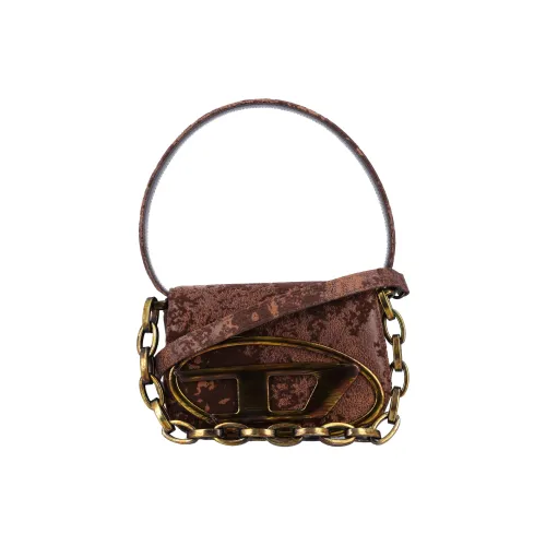 DIESEL Полиэстер Одно плечо Сумка Женская Коричневая