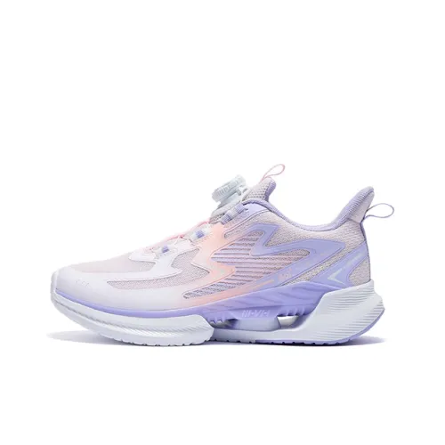 361°KIDS Feishan 1,0 Противоскользящий Амортизация Устойчивый к истиранию Дышащий Низкий Топ Детская Беговая Обувь Фиолетово-Розовый