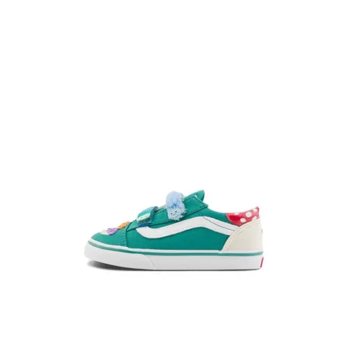 Vans Детские Скейтбординги Низкие Топы Зеленый Океан Малыш