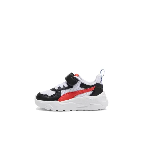 PUMA Trinity Collection Низкий Топ Обувь для малышей Белый Черный Красный Infant And Toddler