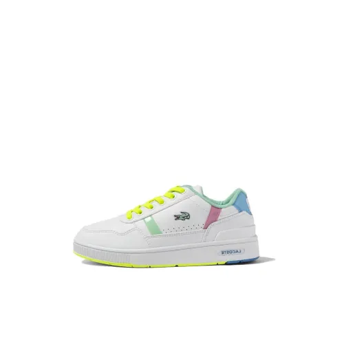 LACOSTE Детские Скейтбординги Низкий Топ Белый/Зеленый Для Дошкольников