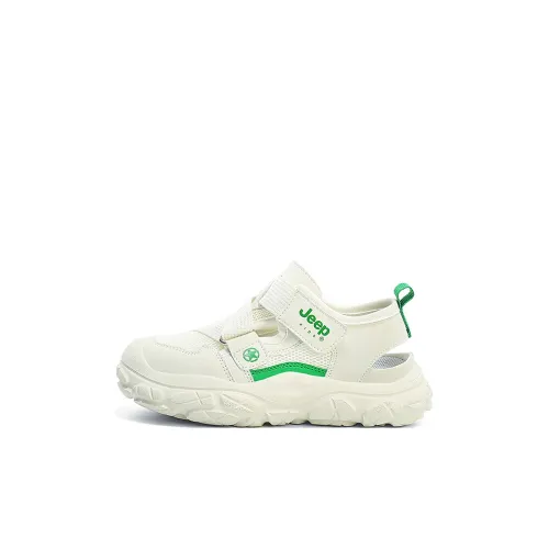 JEEP Наклеенный Легко надеваемые и снимаемые устойчивые к истиранию дышащие легкие детские сандалии для детей