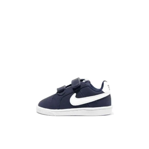 Nike Court Royale TVD Амортизация Износостойкий Низкий Топ Обувь для малышей Синий Infant And Toddler