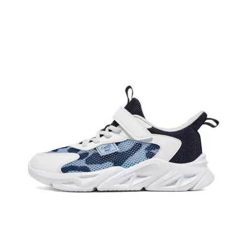 361°KIDS Амортизация Износостойкий Низкий Топ Детская Беговая Обувь Белый Синий Подростки