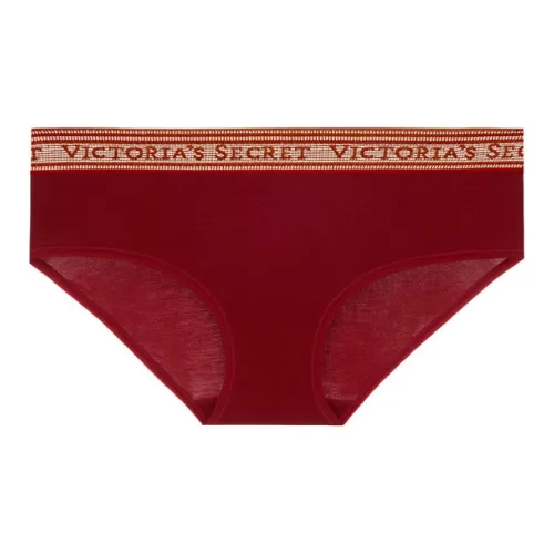 Victoria's Secret LOVE Cloud Трусы Женские 1 упаковка Велюр Красный Коричневый