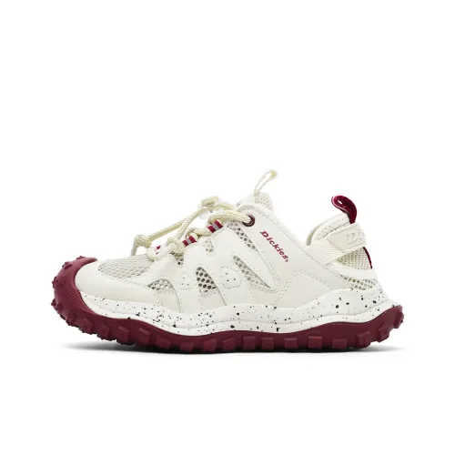 Dickies Детские беговые кроссовки Low Top Белый Красный Школьный возраст