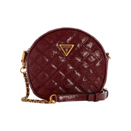 GUESS Полиуретан Сумка через плечо Мини Женский Бордовый