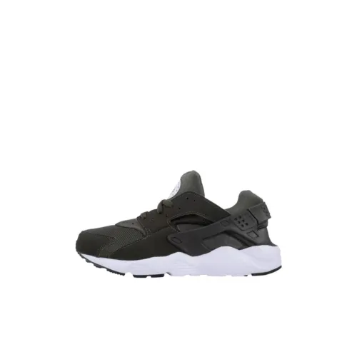 nike Huarache Run Slip Resistant Низкий Топ Беговые кроссовки Черный Для детей 3-7 лет