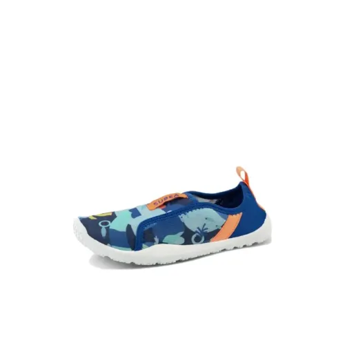 DECATHLON Акваобув 120 Beach Party Низкий Топ Детские Лайфстайл Обувь Синий Оранжевый Детские