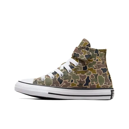 Converse Chuck Taylor All Star High Top Kids Кеды Камуфляж Зеленый Подростки