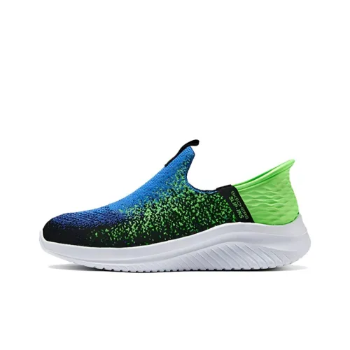 SKECHERS GIRLS Повседневная детская обувь Низкий топ Черный/Синий/Лимонный для школьников