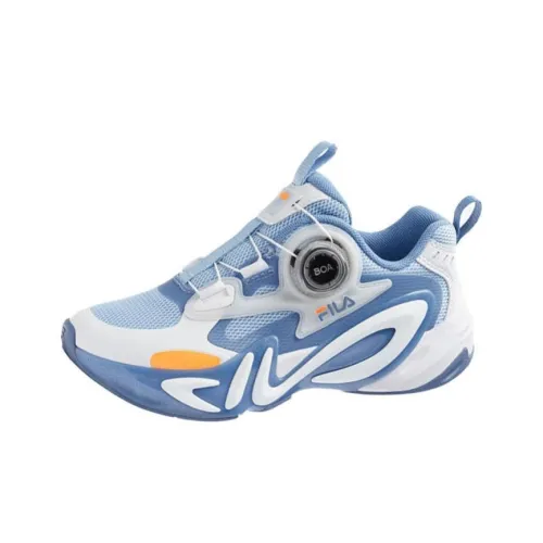 FILA KIDS Беговые кроссовки Low Топ Небесно-голубой/FILA Белый Унисекс