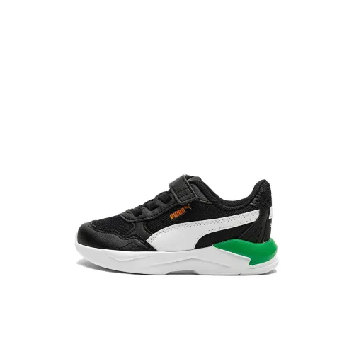 PUMA X Ray 2 Дышащие Детские Лайфстайл Кроссовки Черные Белые Желтые для Детей Возраст 3-7 лет