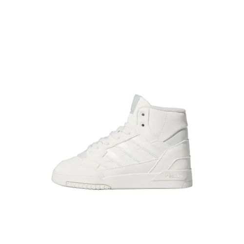 Adidas Originals DROP STEP SE Slip-resistant Abrasion-resistant High Top Детские Скейтбординги Белый Детский