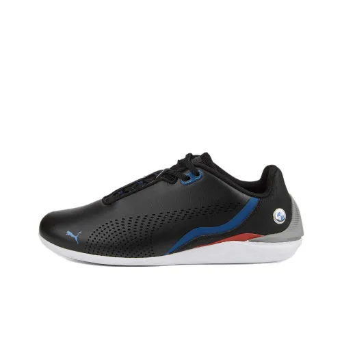 PUMA BMW M Motorsport Drift Cat Decima Kids Lifestyle Shoes Черный синий красный Подростки