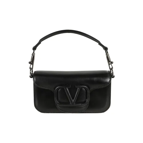 Valentino Locò Телячья кожа Сумка через плечо Сумка Маленькая Женская Черная