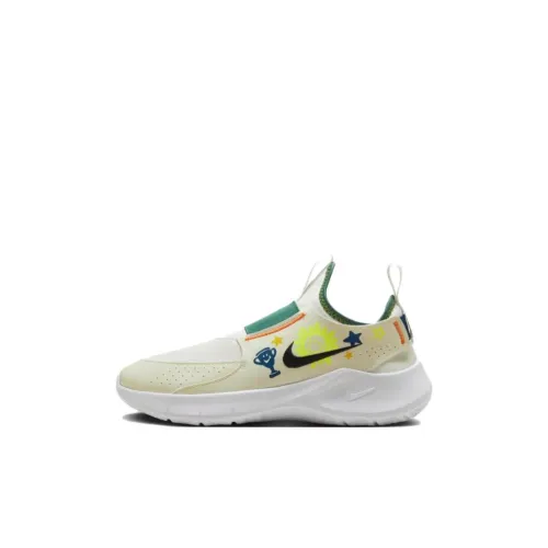 Nike Flex Runner 3 Детские беговые кроссовки Низкий топ Бежевый Kids