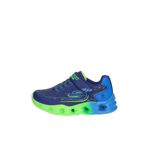 Skechers Kids S Lights Slip-Resistant Abrasion-Resistant Kids Lifestyle Shoes Blue Green Kids Skechers Kids S Lights Slip-Resistant Abrasion-Resistant Kids Lifestyle Shoes Синий Зеленый Детский