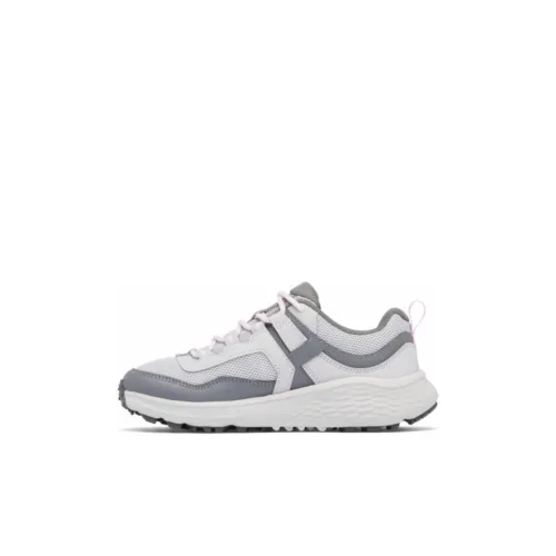 Columbia Konos Slip-Resistant Shock Absorbers Низкий Топ Детская Туристическая Обувь Серый Розовый Для Детей Возрастом 3-7 Лет