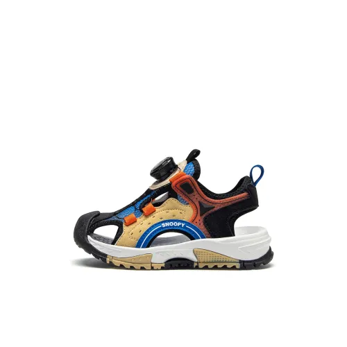 SNOOPY Детские сандалии черного цвета для детей