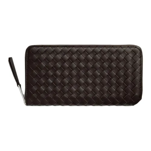 Bottega Veneta Intrecciato Телячья кожа Кошелек Унисекс Желейный