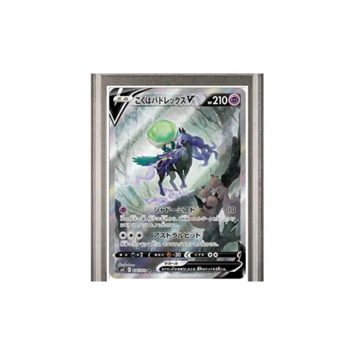 Pokémon Дополнительная Пачка Темно-черный Призрачный Черная Лошадь Lei Guan Wang V SR S6K 076 Оцененная карта PSA Graded