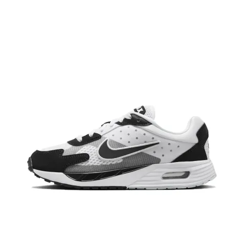 Nike Air Max Solo Амортизация Дышащий Поддерживающий Низкий Топ KIDS Lifestyle Shoes Белый Черный