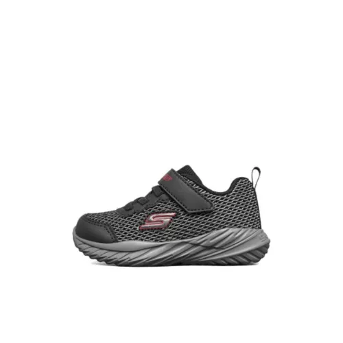 Skechers Kids Беговые кроссовки Низкие Топ Серый Красный Детские