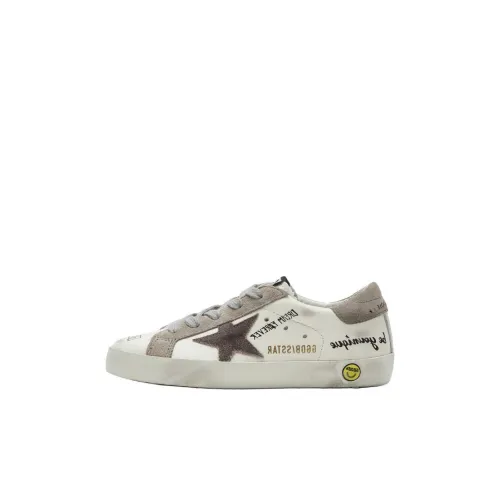 Golden Goose Супер Звезда Детские Скейтбординги Низкий Топ Серый Kids