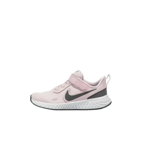 nike REVOLUTION 5 Противоскользящий Устойчивый к истиранию Низкий Топ Детская Беговая Обувь Розовая Дети Возраст 3-7 Лет
