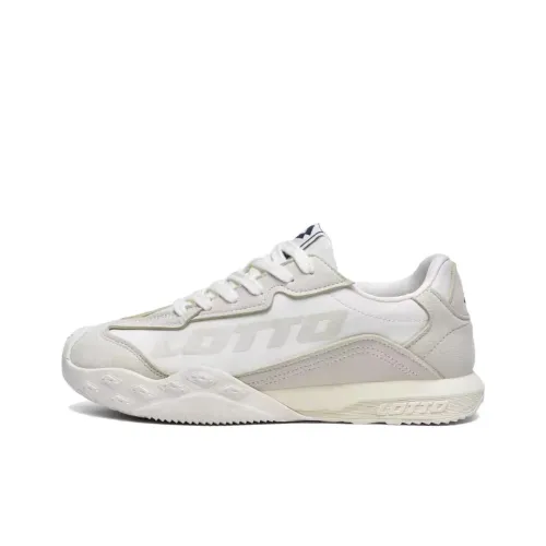 LOTTO Slip Anti-slip Abrasion Resistant Low Top Casual Women's Ecru LOTTO Slip Противоскользящий Устойчивый к истиранию Низкий Топ Повседневный Женский Экрю