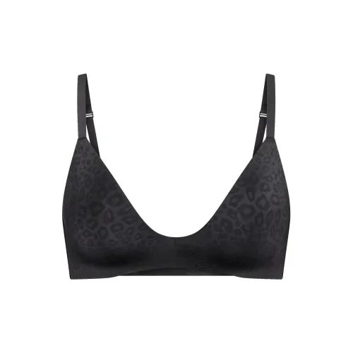 SKIMS FW24 Беспроводной FORM T Рубашка Demi Бюстгальтер Женские 1 Пачка Onyx Micro Леопардовый принт Agate Micro Леопардовый принт