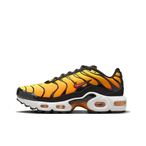 Nike Air Max Plus Low Top Детская беговая обувь Желтый Черный Белый Подростки