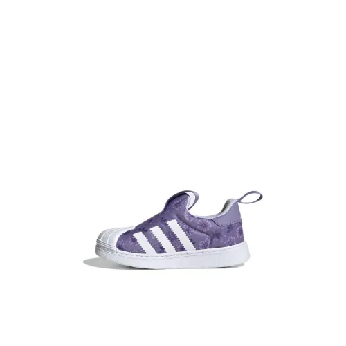 Adidas Originals SUPERSTAR 360 Low Топ Обувь для малышей Фиолетово-белый Infant And Toddler