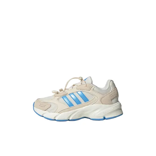 Adidas CRAZYCHAOS 2000 Устойчивый к истиранию Низкий Топ Детская Беговая Обувь Белый Синий Малыш