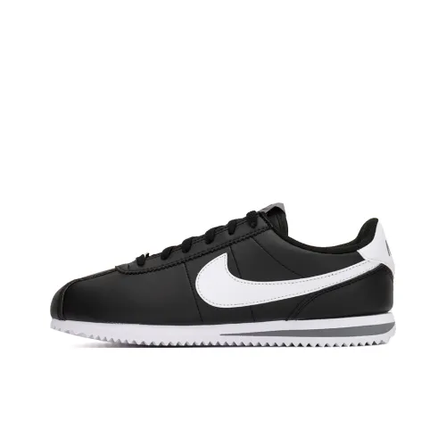 Nike Cortez Детская Повседневная Обувь Низкий Топ Черный Белый Унисекс