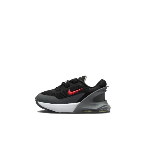 Nike Air Max 270 Low Топ Обувь для малышей Черный серый красный Infant And Toddler