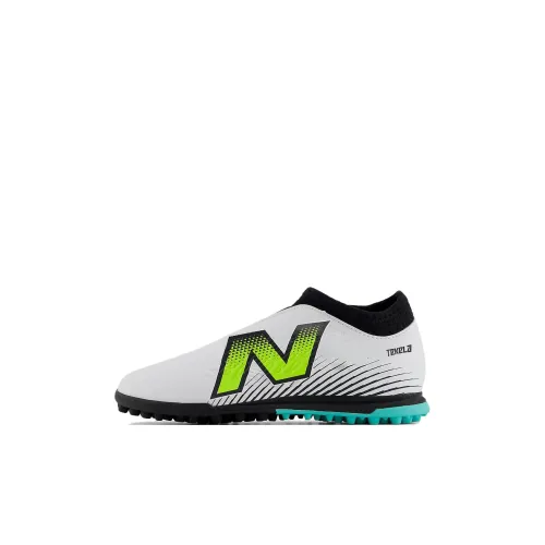New Balance Tekela V4 Low Топ Детская футбольная обувь Белый Зеленый Детский