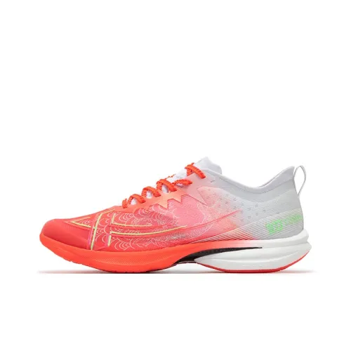 XTEP 100 2,0 ELITE Амортизация Устойчивость к истиранию Отскок Дышащий Низкий Топ Детская Беговая Обувь Лазерный Красный XTEP Белый