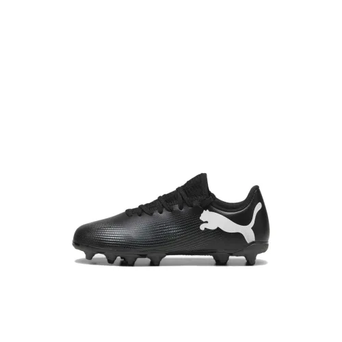 PUMA FUTURE 7 PLAY Детские футбольные бутсы Низкий топ Черный Белый Kids