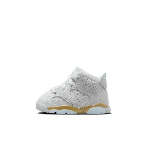 Jordan 6 Non Нижняя юбка Легкий Высокий Топ Обувь для малышей Белый Infant And Toddler