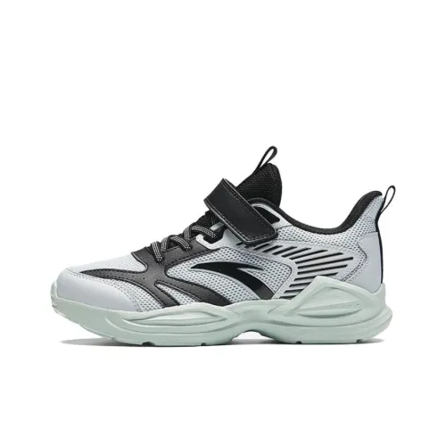 Antakids LingFeng Дышащий Легкий Амортизация Низкий Топ Детские Беговые Кроссовки Черный Серый Зеленый