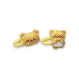 Флисовые заколки для волос "Медвежонок" - пара