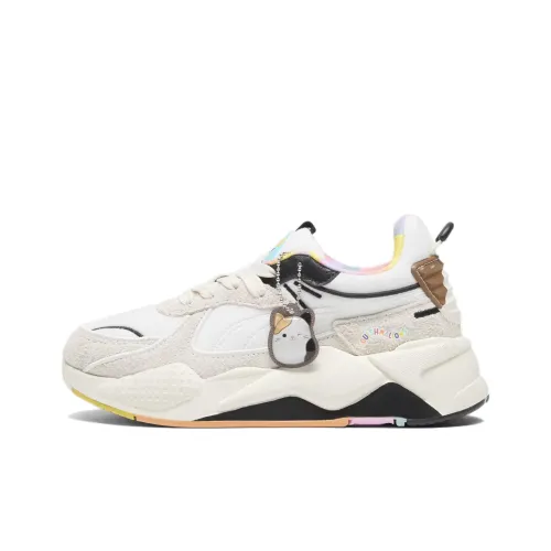 SQUISHMALLOWS X PUMA RS X Амортизация Износостойкие Детские Лайфстайл Обувь Бежевый Белый Подростки