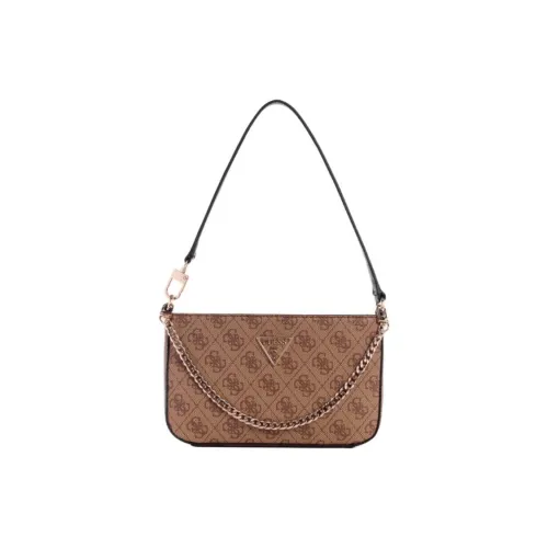 GUESS Полиуретан Сумка Сумка через плечо Мини Женский Коричневый