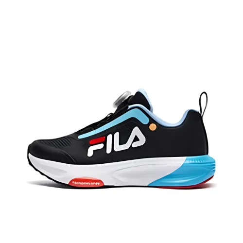 FILA KIDS Низкий топ Детские тренировочные кроссовки Черные