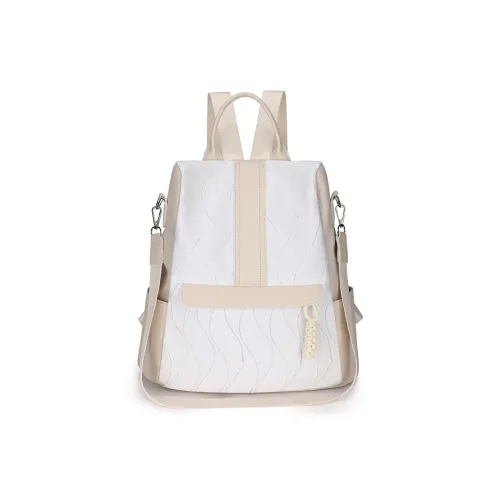 GEERDUN Оксфорд Carry Рюкзак Унисекс Экрю Черный Розовый Светло-Зеленый