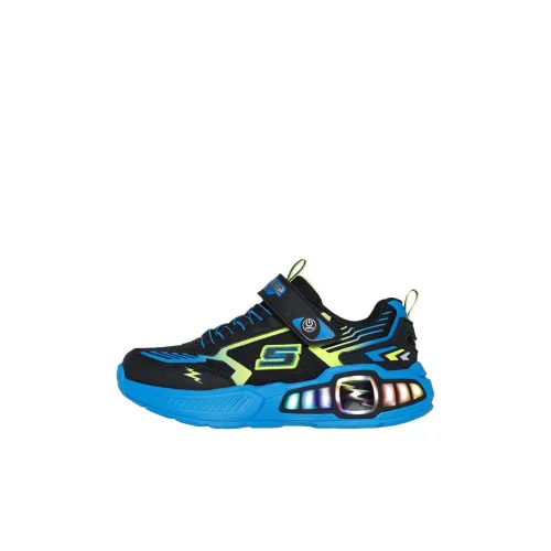 Беговые кроссовки Skechers Kids Low Top Черные Синие Для дошкольников