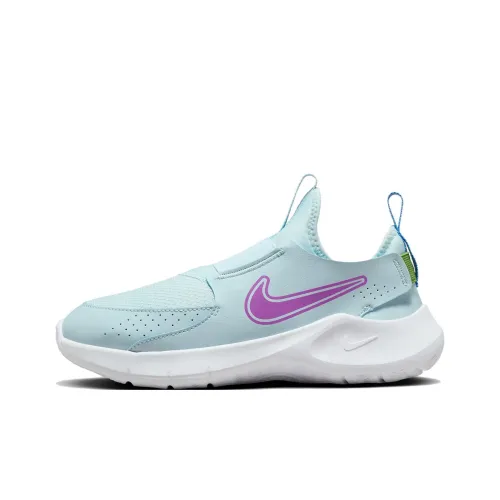 Nike Flex Runner 3 Low Топ Детские Беговые Кроссовки Светло-Зеленый